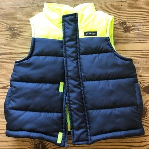 OshKosh Toddler Puffer Vest • Size 18m